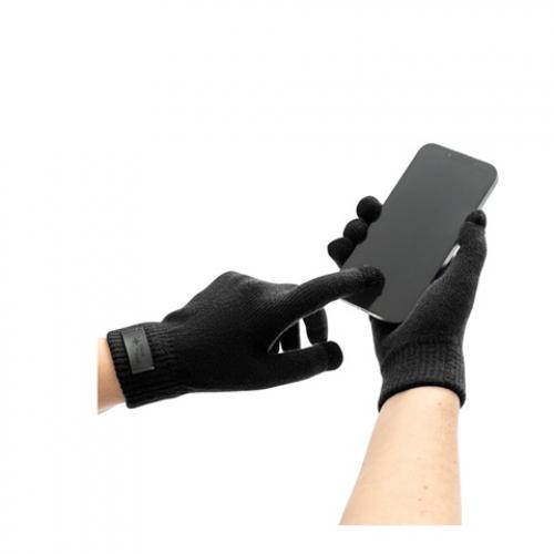 Gloves made from recycled polyester 100% rpet with touch tips Burrow