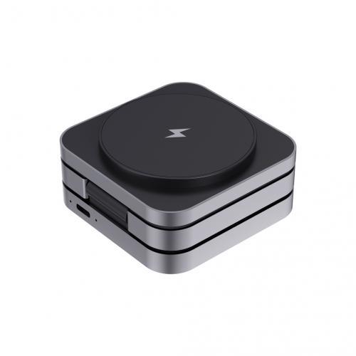 Terra RCS recycled aluminum foldable 3 in 1 15W charger