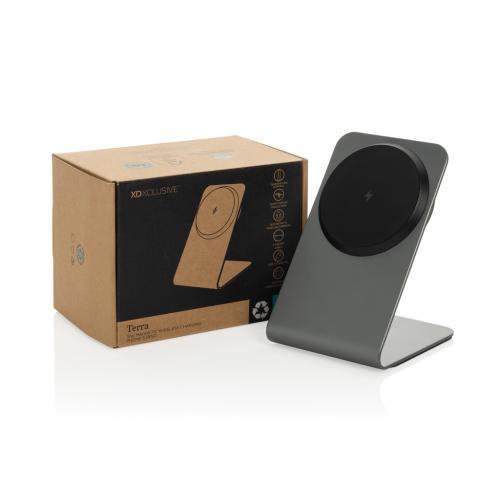 Terra aluminium magnetische draadloze 15W telefoonhouder