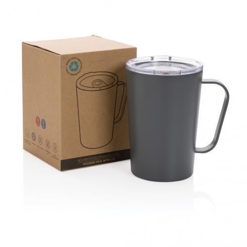 Tasse aus recyceltem Edelstahl RCS Vakuum mit Griff