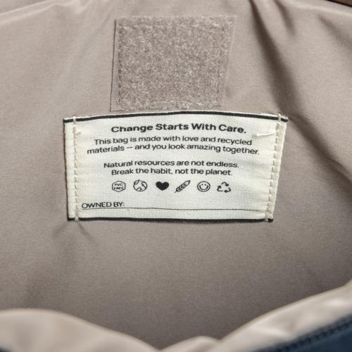 KENTO URBAN RCS gerecyclede nylon gewatteerde schoudertas