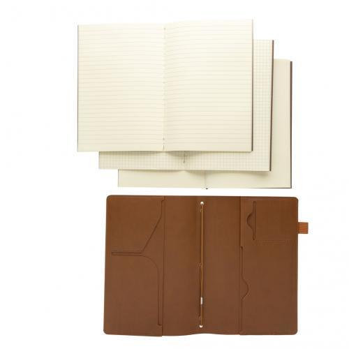 Daily Notes Binder 3-in-1 hervulbaar PU notitieboek