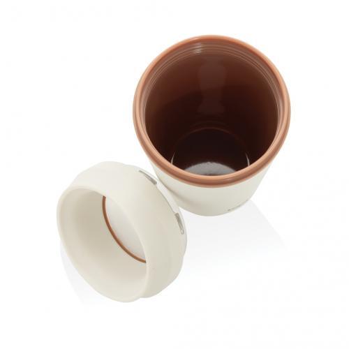 Topl Recycled Plastic To Go beker gepatenteerd 360 Lid 354ml