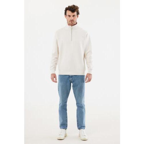 IQONIQ Elgon recycled cotton quarter zip sweater