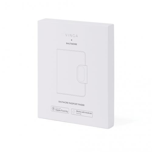 VINGA Baltimore RCS Passport Cover With Finder Dual