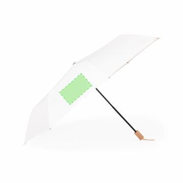 Em um guarda-chuva painel