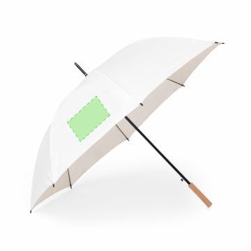 Dans un parapluie de panneau