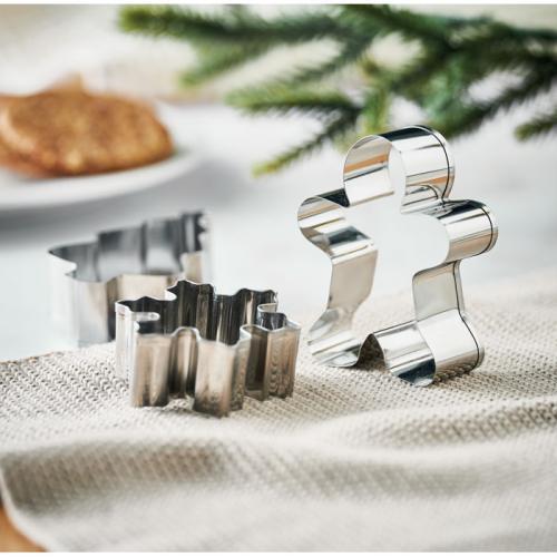 Set kerstkoekjes-uitstekers Cookies