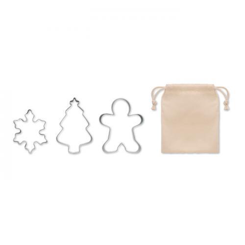 Set kerstkoekjes-uitstekers Cookies