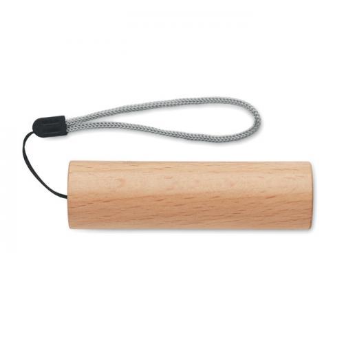 Oplaadbare zaklamp beukenhout Lite