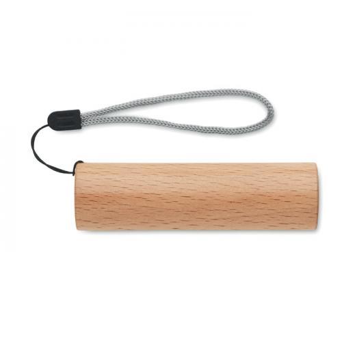 Oplaadbare zaklamp beukenhout Lite