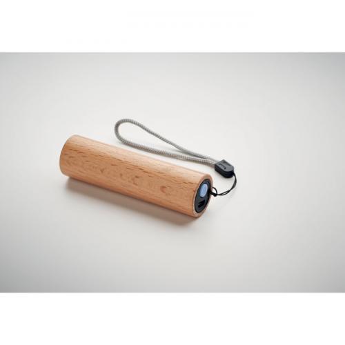 Oplaadbare zaklamp beukenhout Lite