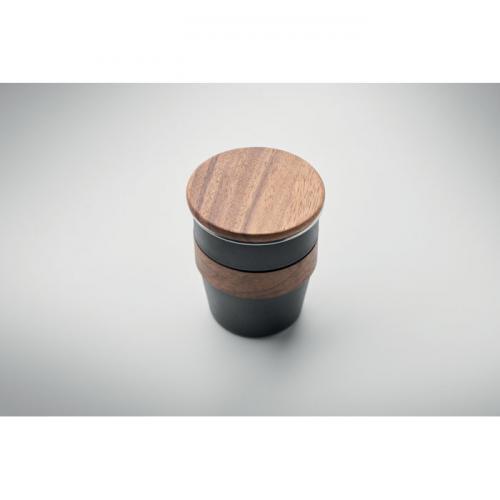 Einwandiger becher 350 ml Walnut