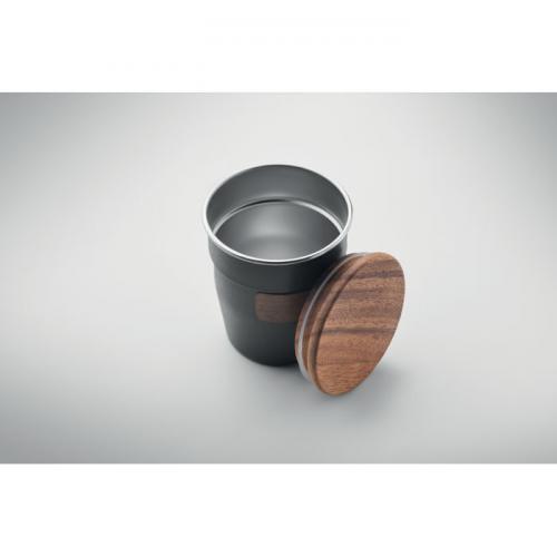 Einwandiger becher 350 ml Walnut