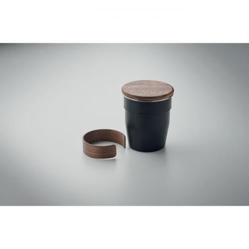 Einwandiger becher 350 ml Walnut