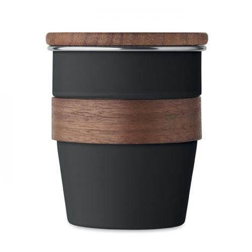 Einwandiger becher 350 ml Walnut