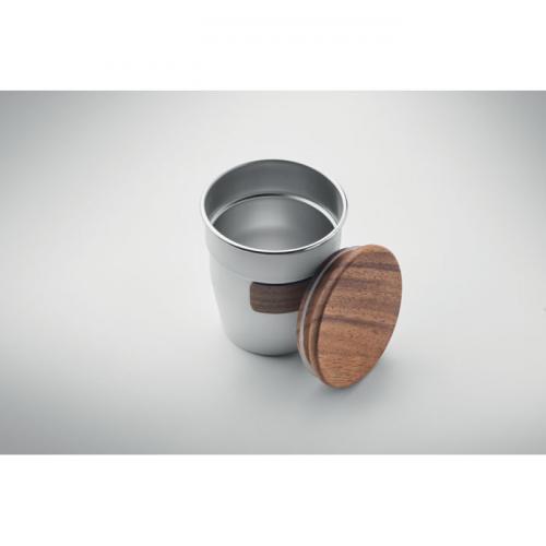 Einwandiger becher 350 ml Walnut
