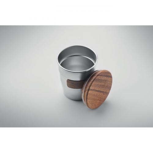 Einwandiger becher 350 ml Walnut