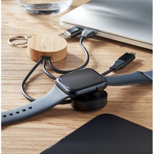 Sleutelhanger met 4-in-1 60w kabel Bule