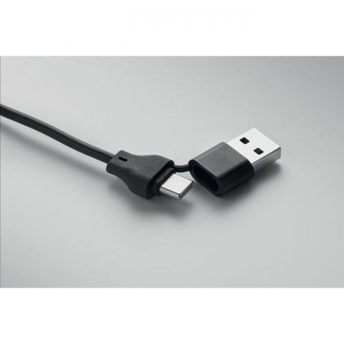 Sleutelhanger met 4-in-1 60w kabel Bule