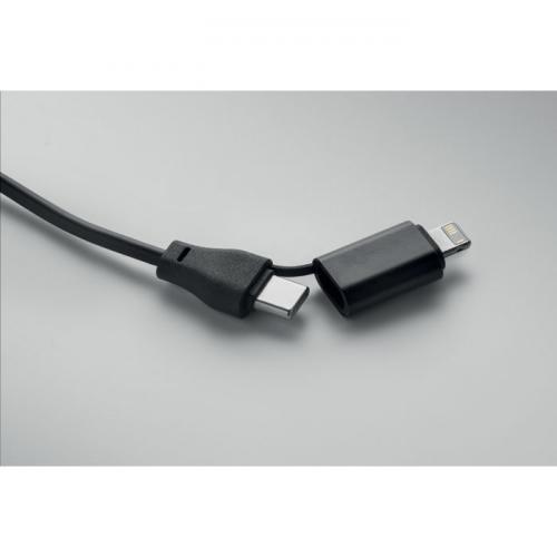Sleutelhanger met 4-in-1 60w kabel Bule