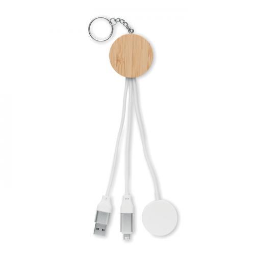 Sleutelhanger met 4-in-1 60w kabel Bule