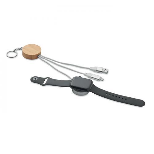 Sleutelhanger met 4-in-1 60w kabel Bule