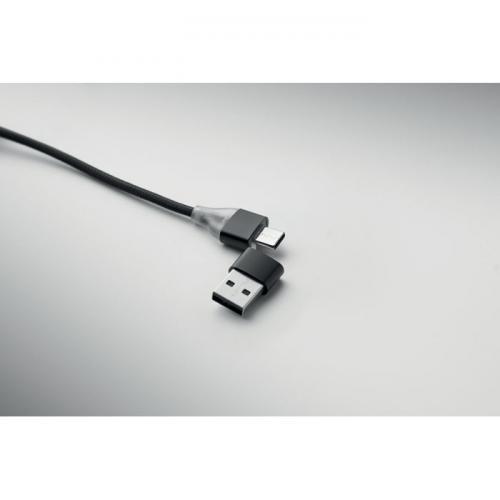 5-In-1 laadkabel sleutelhanger Hublue