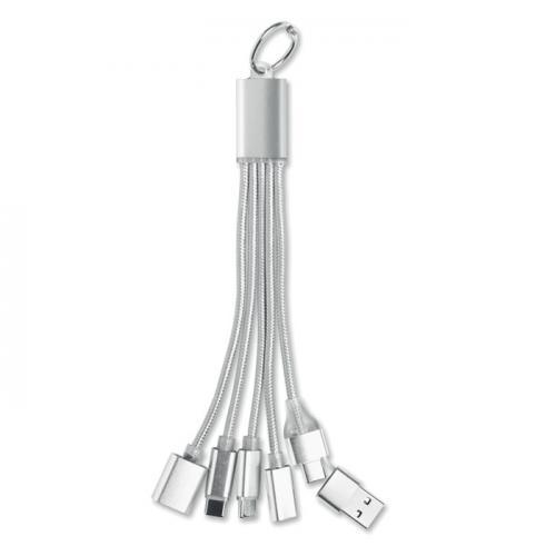5-In-1 laadkabel sleutelhanger Hublue