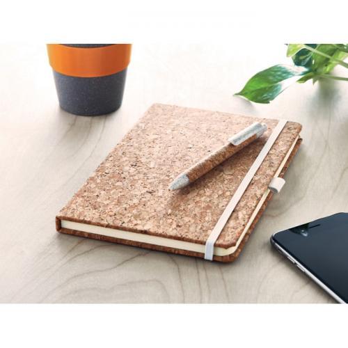Din a5 notizbuch kork Suber set