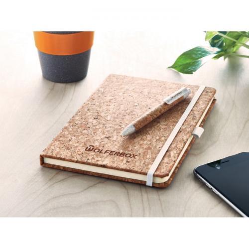 Din a5 notizbuch kork Suber set