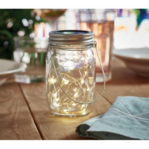 Solar-Licht im glas Pot lamp