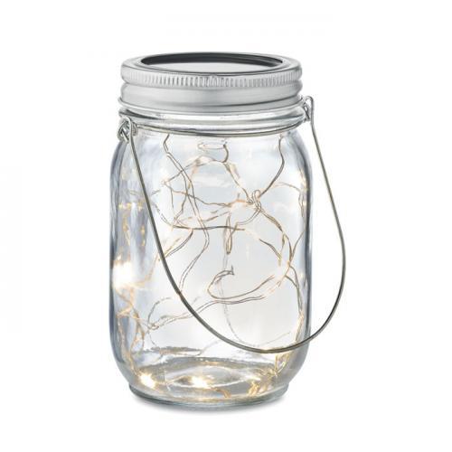 Solar-Licht im glas Pot lamp