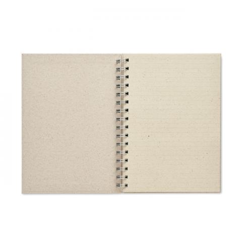 Din a5 notizbuch graspapier Grass book