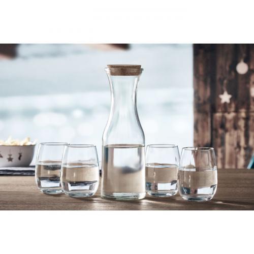 Karaffe aus recyceltem glas 1l Picca