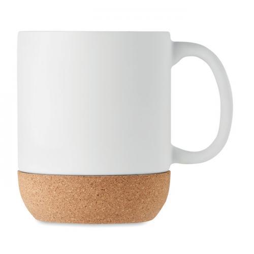 Kaffeebecher mit kork 300 ml Matt